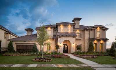 Exterior photo of model home