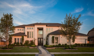 Exterior photo of model home