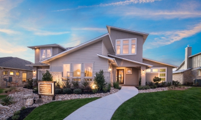 Exterior photo of model home