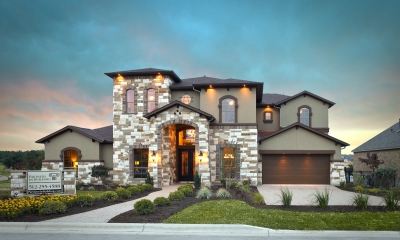 Exterior photo of model home